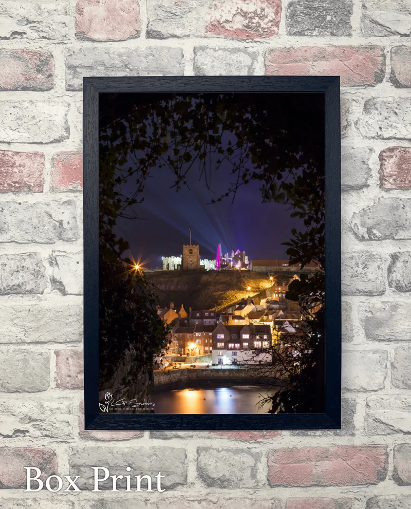 Illuminated Abbey And The 199 Steps Through The Tunnel 7 Illuminated Abbey And The 199 Steps Through The Tunnel - Box-Print-Portrait