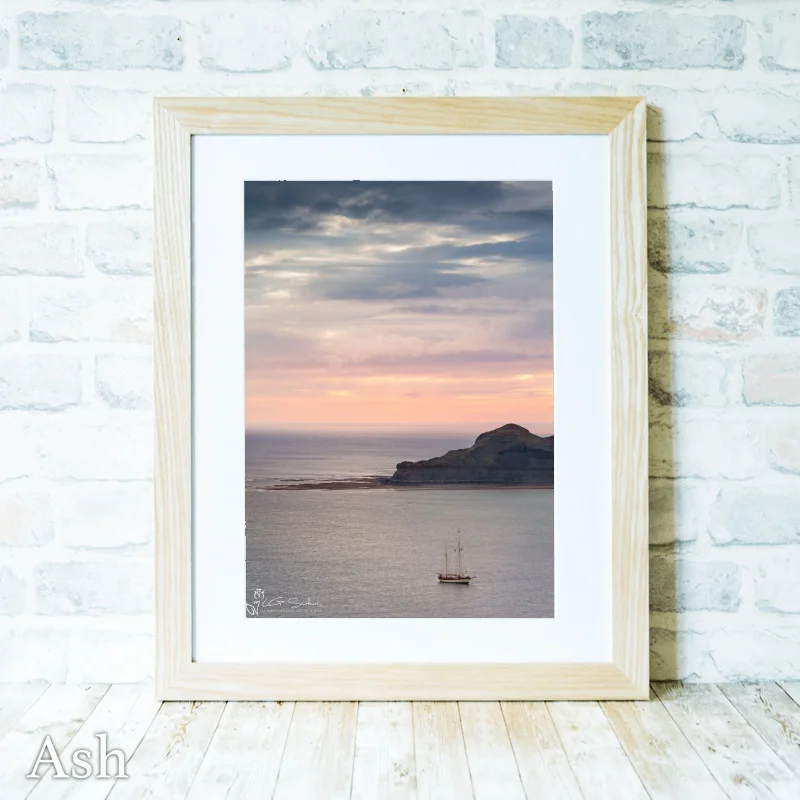 Kettleness Point From Runswick Bay 5 Kettleness Point From Runswick Bay - Ash-Portrait-Frame
