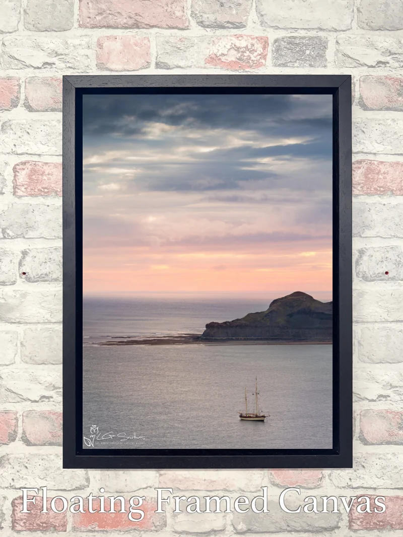 Kettleness Point From Runswick Bay 8 Kettleness Point From Runswick Bay - Float-Frame-Canvas-Portrait