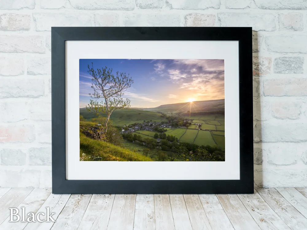 Kettlewell Sunrise 6 Kettlewell Sunrise - Black-Landscape-Frame