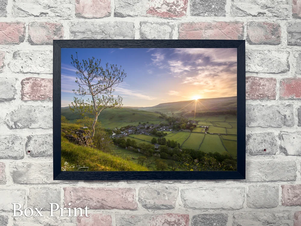 Kettlewell Sunrise 4 Kettlewell Sunrise - Landscape-Box-Print