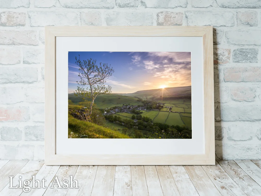 Kettlewell Sunrise 5 Kettlewell Sunrise - Light-Ash-Landscape-Frame