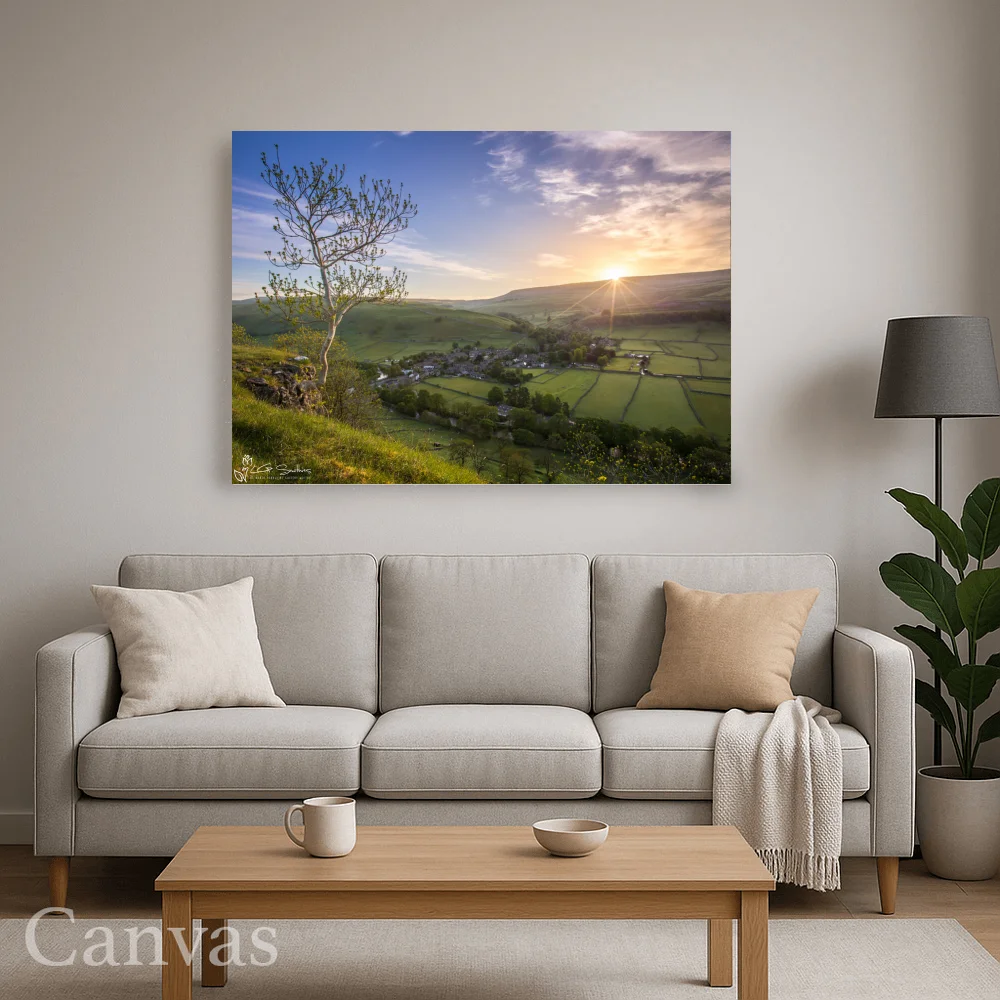 Kettlewell Sunrise 8 Kettlewell Sunrise - Wall-art-for-living-room-landscape