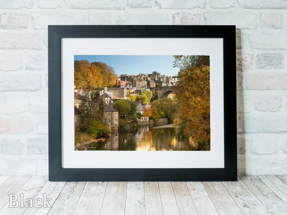 Knaresborough Autumn 6 Knaresborough Autumn - Black-Landscape-Frame