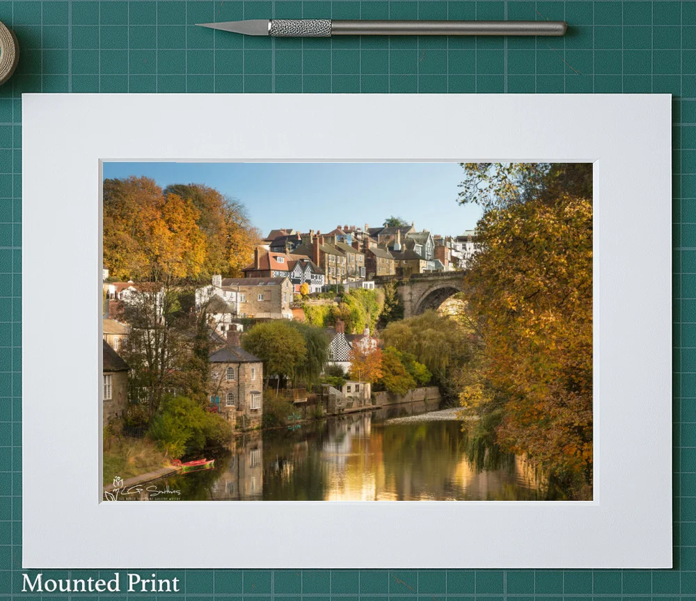 Knaresborough Autumn 2 Knaresborough Autumn - Landscape-Mounted-Print