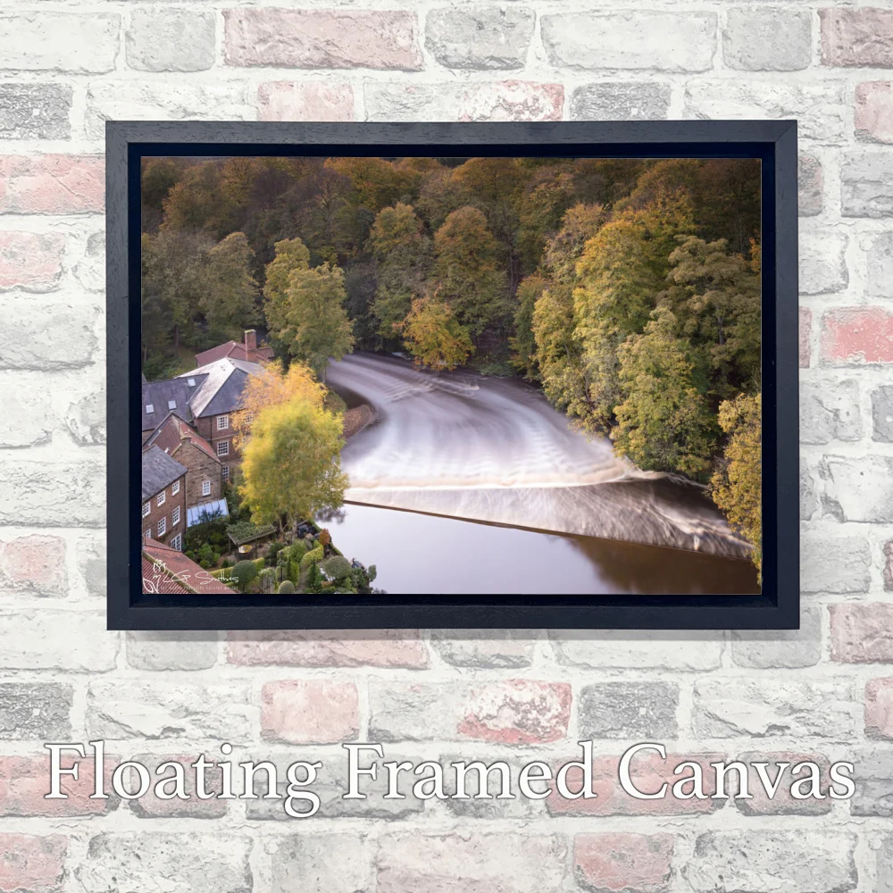 Knaresborough Castle Mill 3 Knaresborough Castle Mill - Landscape-Float-Frame-Canvas