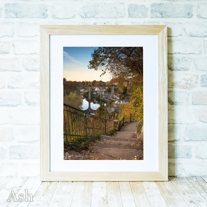 Knaresborough Steps To The Castle 4 Knaresborough Steps To The Castle - Ash-Portrait-Frame