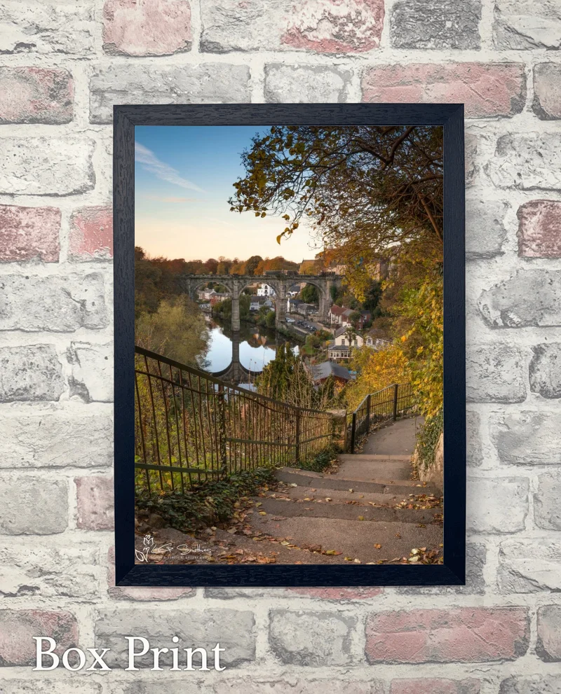 Knaresborough Steps To The Castle 6 Knaresborough Steps To The Castle - Box-Print-Portrait