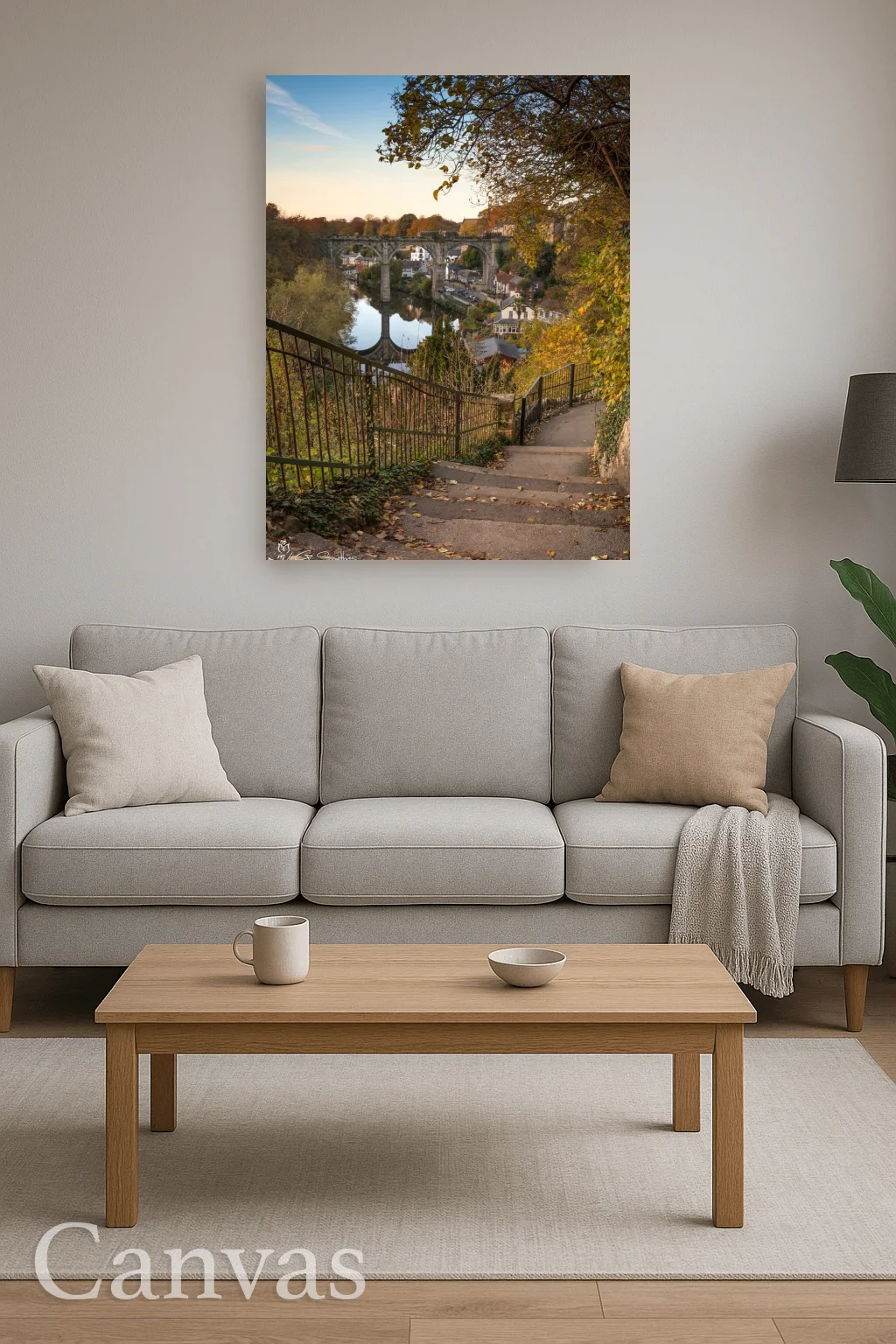 Knaresborough Steps To The Castle 8 Knaresborough Steps To The Castle - Wall-art-for-living-room-portrait