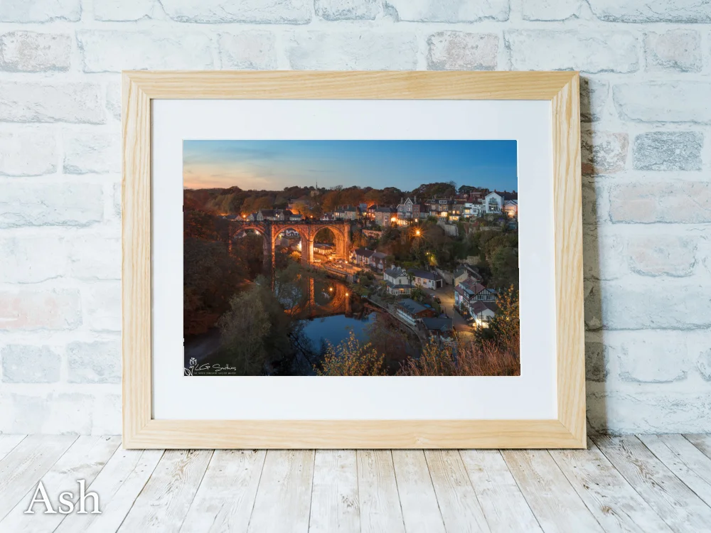 Knaresborough Viaduct From The Castle 7 Knaresborough Viaduct From The Castle - Ash-Landscape-Frame
