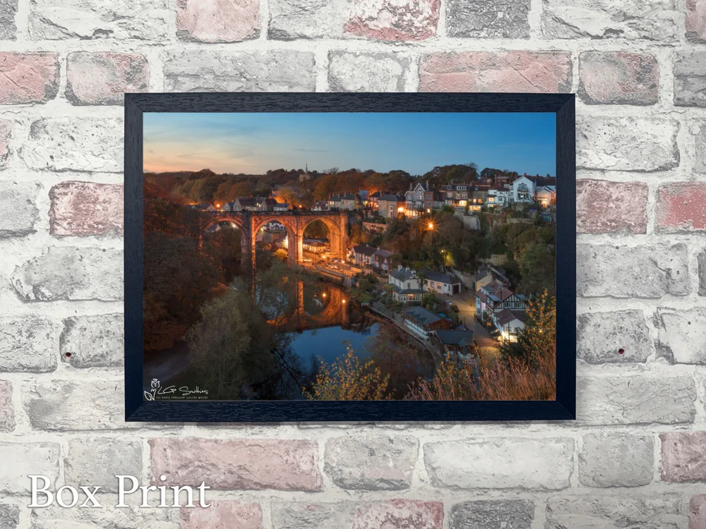Knaresborough Viaduct From The Castle 4 Knaresborough Viaduct From The Castle - Landscape-Box-Print