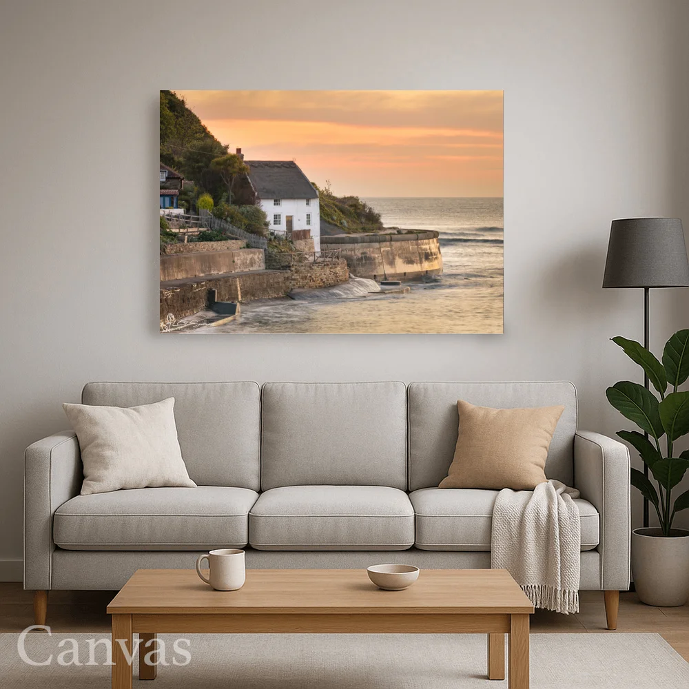 Lady Palmer's Cottage Runswick Bay 8 Lady Palmer's Cottage Runswick Bay - Wall-art-for-living-room-landscape