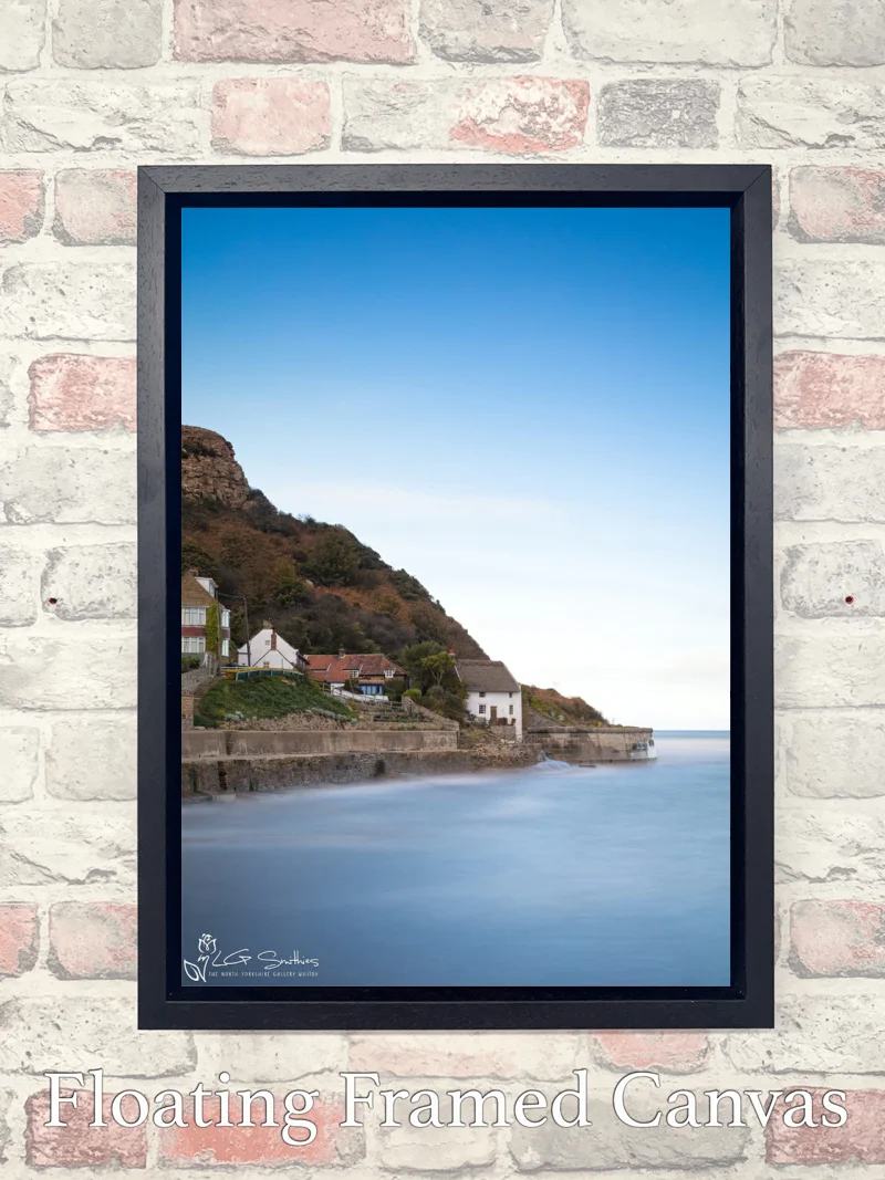 Lady Palmer's on a Fresh Autumn Day at Runswick 8 Lady Palmer's on a Fresh Autumn Day at Runswick - Float-Frame-Canvas-Portrait