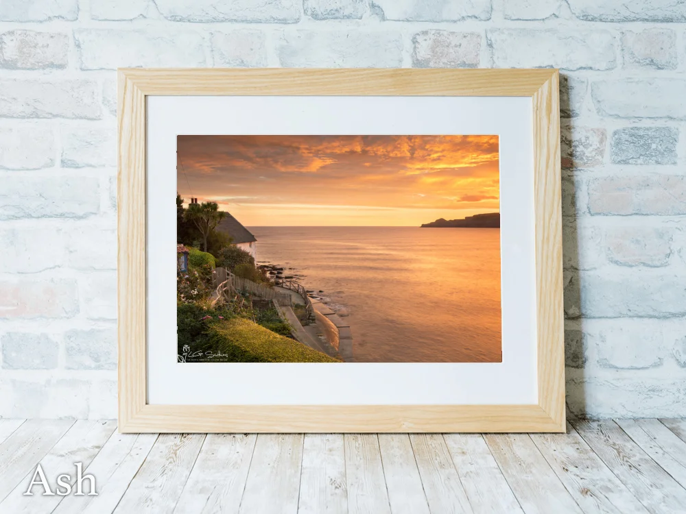 Lady Palmer's Runswick Bay Sunrise 7 Lady Palmer's Runswick Bay Sunrise - Ash-Landscape-Frame