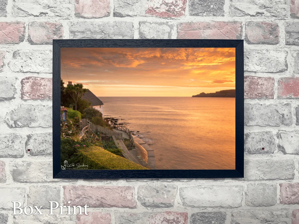 Lady Palmer's Runswick Bay Sunrise 4 Lady Palmer's Runswick Bay Sunrise - Landscape-Box-Print