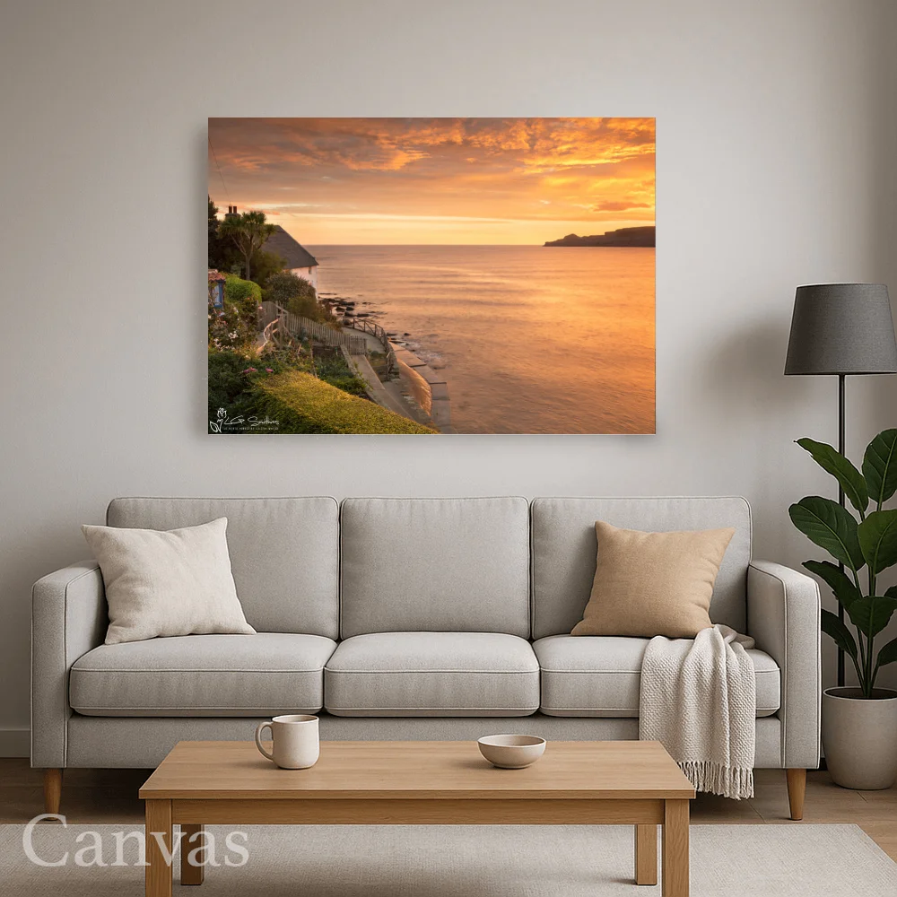 Lady Palmer's Runswick Bay Sunrise 8 Lady Palmer's Runswick Bay Sunrise - Wall-art-for-living-room-landscape