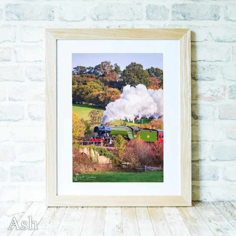 Loco 60103 Flying Scotsman At Esk Valley Cottages 4 Loco 60103 Flying Scotsman At Esk Valley Cottages - Ash-Portrait-Frame