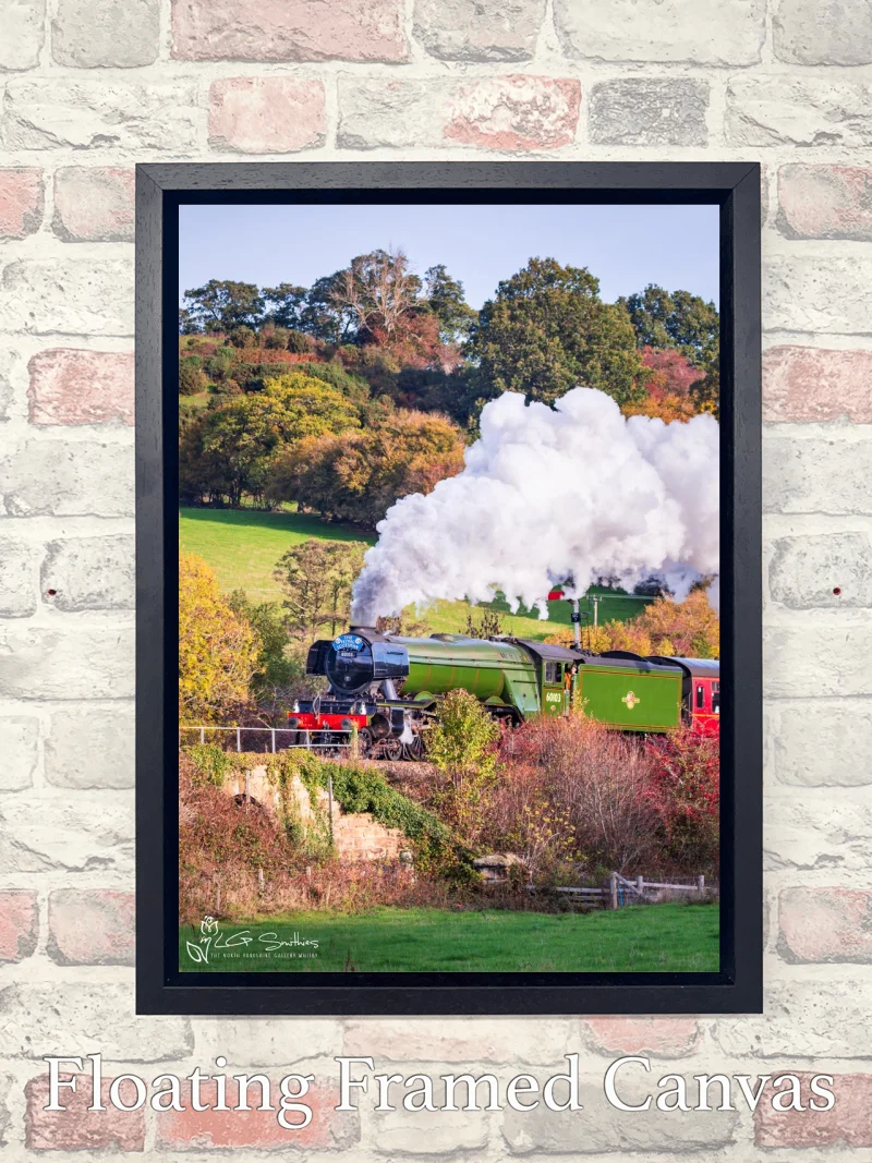 Loco 60103 Flying Scotsman At Esk Valley Cottages 7 Loco 60103 Flying Scotsman At Esk Valley Cottages - Float-Frame-Canvas-Portrait