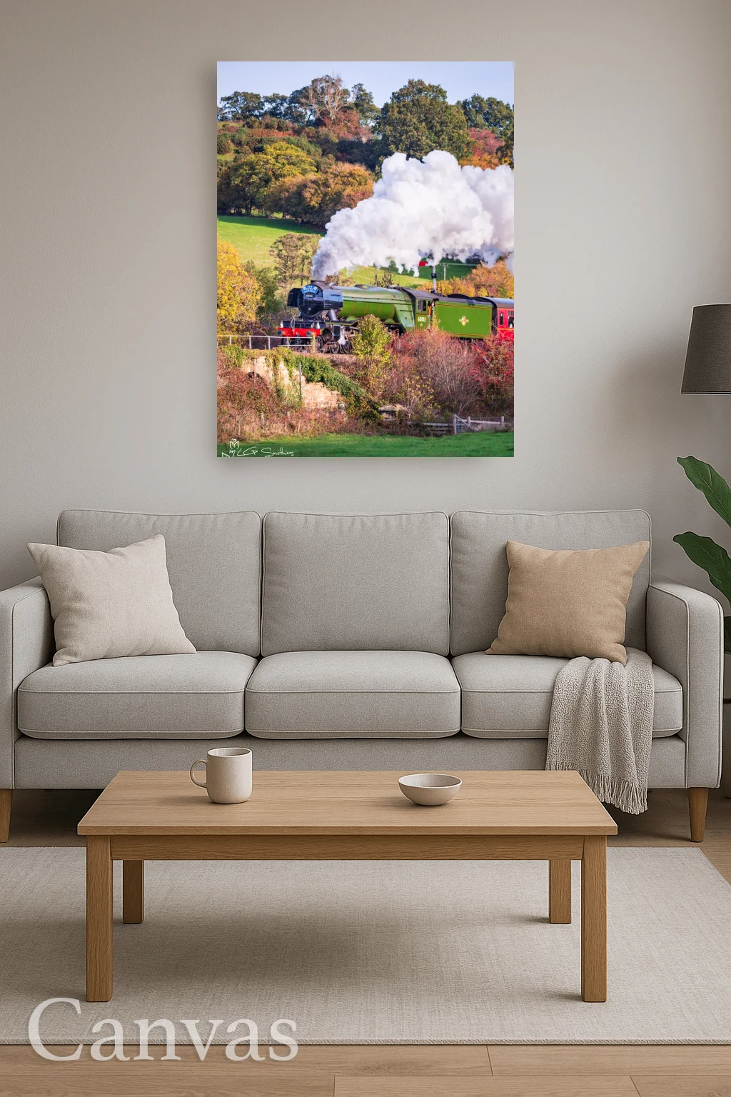 Loco 60103 Flying Scotsman At Esk Valley Cottages 8 Loco 60103 Flying Scotsman At Esk Valley Cottages - Wall-art-for-living-room-portrait