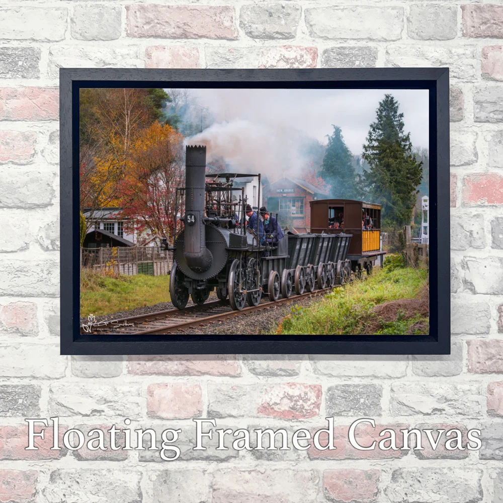 Locomotion No.1 On The NYMR 3 Locomotion No.1 On The NYMR - Landscape-Float-Frame-Canvas