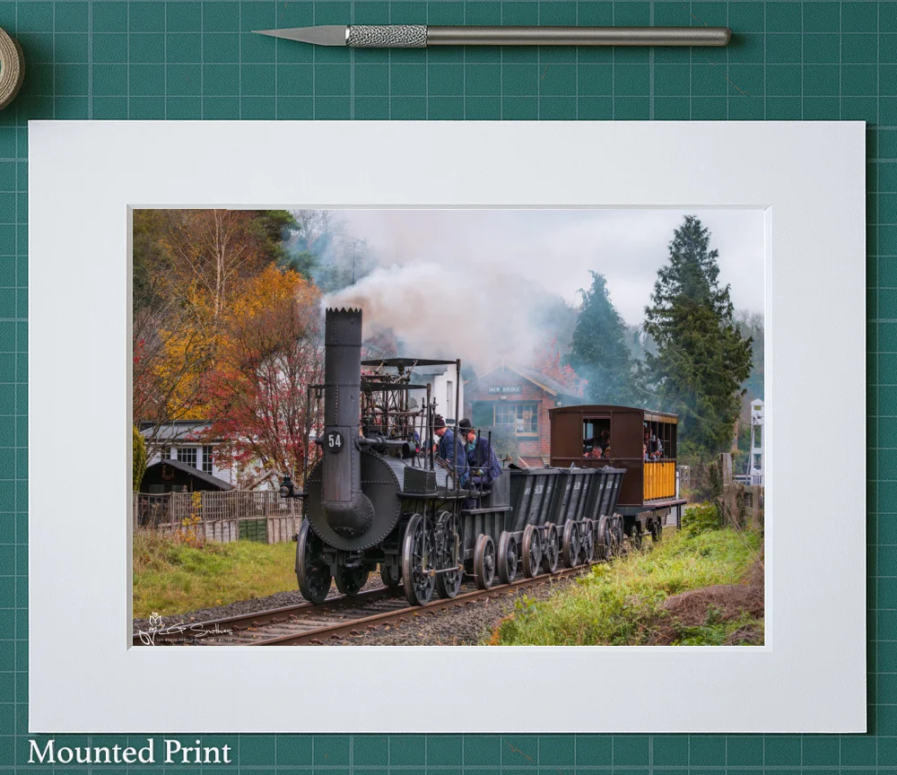Locomotion No.1 On The NYMR 2 Locomotion No.1 On The NYMR - Landscape-Mounted-Print
