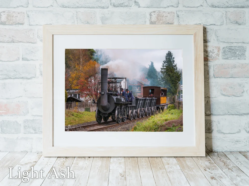 Locomotion No.1 On The NYMR 5 Locomotion No.1 On The NYMR - Light-Ash-Landscape-Frame
