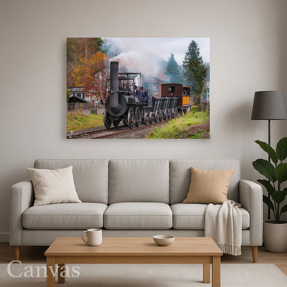 Locomotion No.1 On The NYMR 8 Locomotion No.1 On The NYMR - Wall-art-for-living-room-landscape