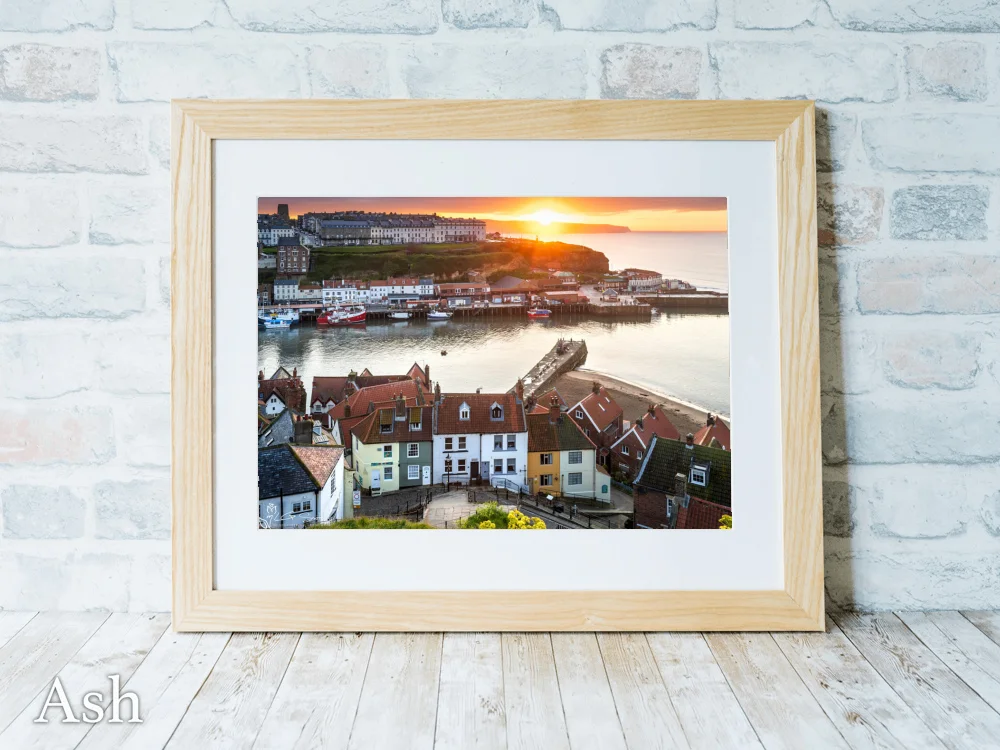 Lovely Evening At Whitby 7 Lovely Evening At Whitby - Ash-Landscape-Frame