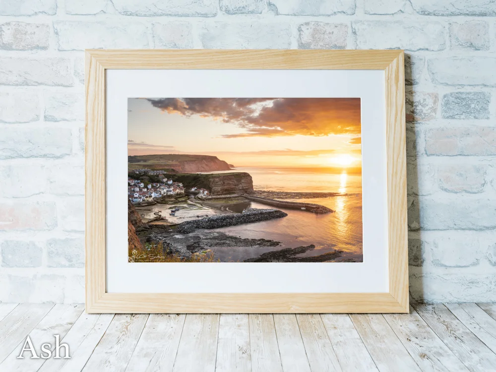Low Tide And Summer Sunset At Staithes 7 Low Tide And Summer Sunset At Staithes - Ash-Landscape-Frame
