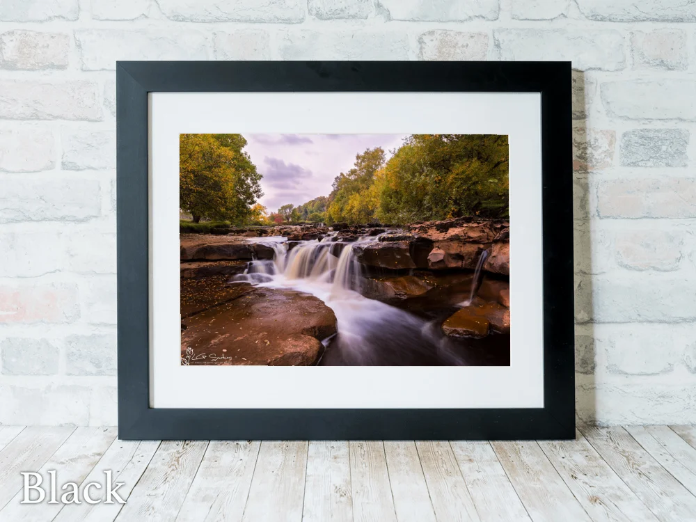 Lower Wainwath Falls 6 Lower Wainwath Falls - Black-Landscape-Frame