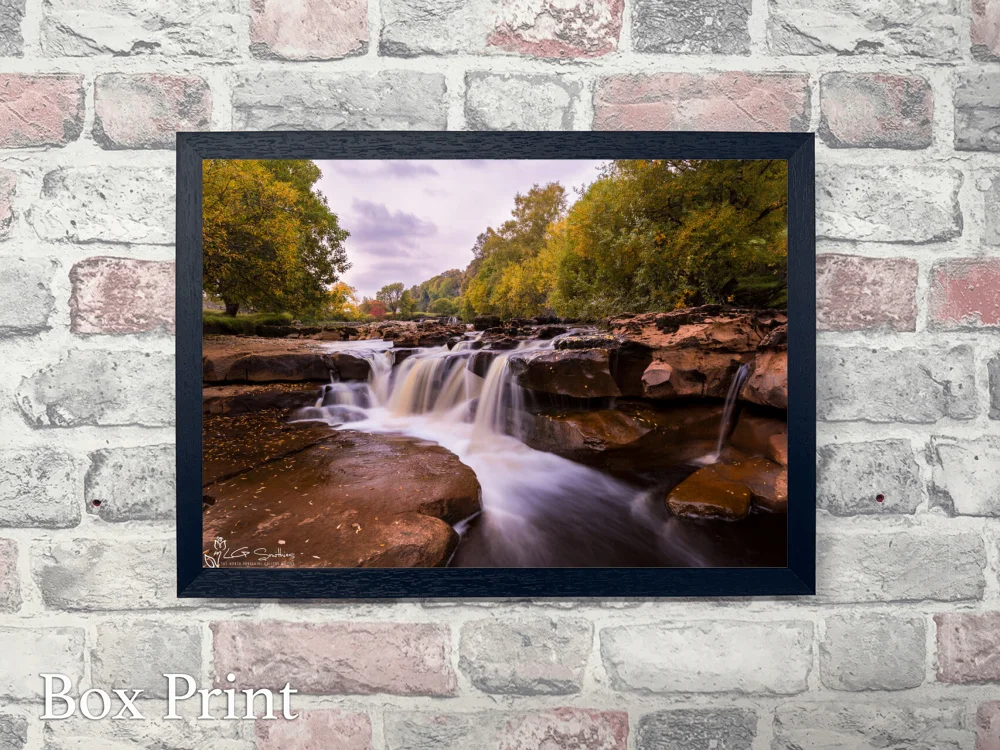 Lower Wainwath Falls 4 Lower Wainwath Falls - Landscape-Box-Print