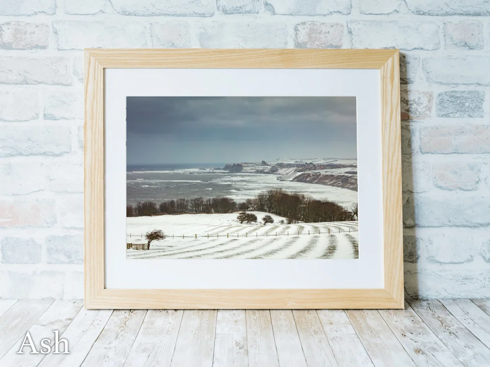 Lythe And Whitby In The Snow 7 Lythe And Whitby In The Snow - Ash-Landscape-Frame