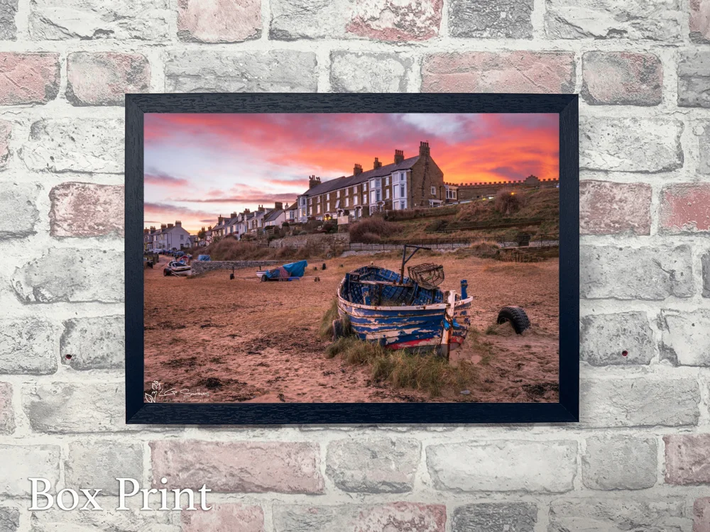 Marske Sunset 4 Marske Sunset - Landscape-Box-Print