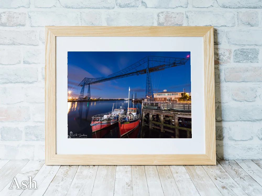 Middlesbrough's Transporter Bridge At Night 7 Middlesbrough's Transporter Bridge At Night - Ash-Landscape-Frame