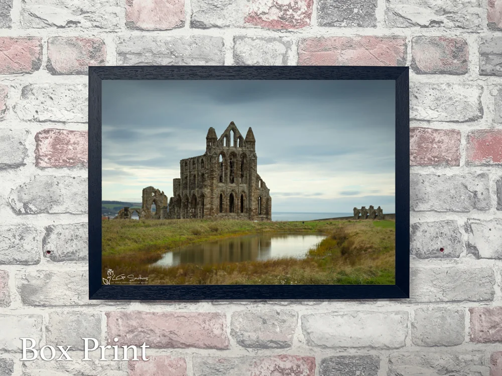 Moody Whitby Abbey 4 Moody Whitby Abbey - Landscape-Box-Print