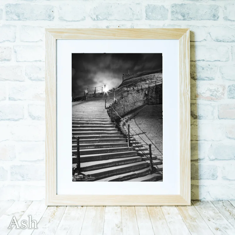 Moonrise Over Whitby's 199 Steps 5 Moonrise Over Whitby's 199 Steps - Ash-Portrait-Frame