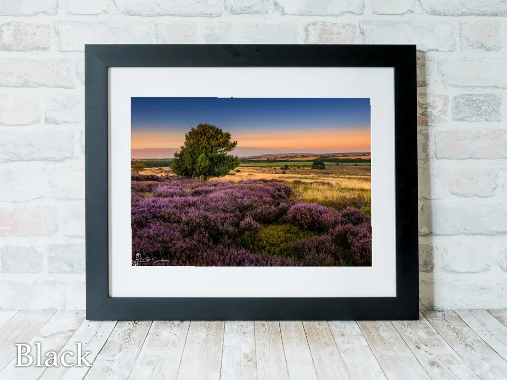 Moorsholm From The Moor 6 Moorsholm From The Moor - Black-Landscape-Frame