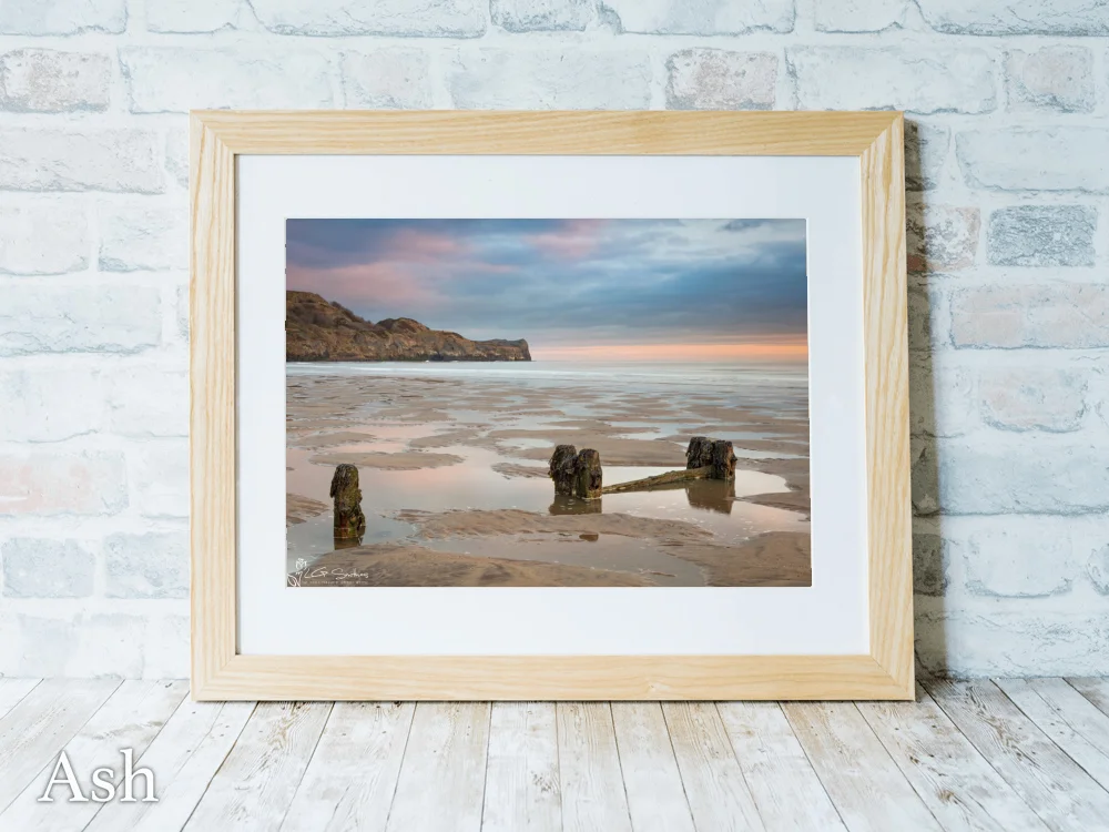 Morning At Sandsend Beach 7 Morning At Sandsend Beach - Ash-Landscape-Frame