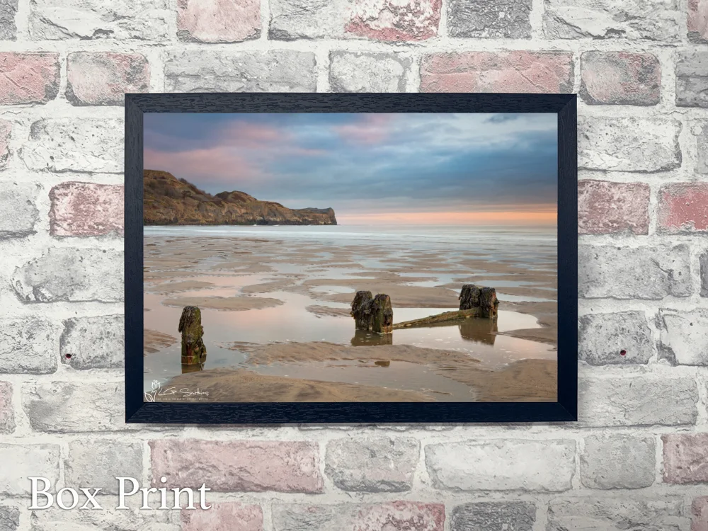 Morning At Sandsend Beach 4 Morning At Sandsend Beach - Landscape-Box-Print