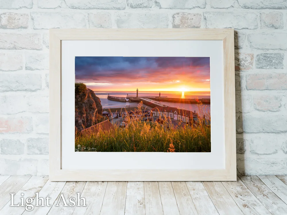 Morning Sunrise At Whitby 2022 5 Morning Sunrise At Whitby 2022 - Light-Ash-Landscape-Frame