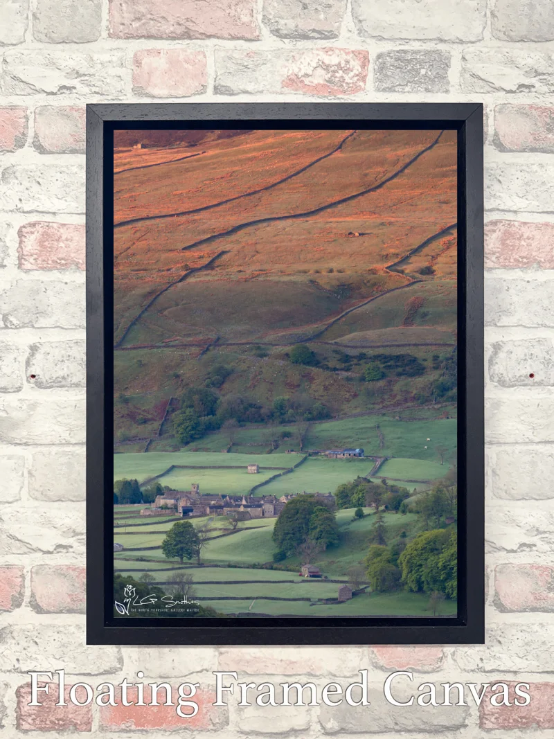 Muker Swaledale 7 Muker Swaledale - Float-Frame-Canvas-Portrait