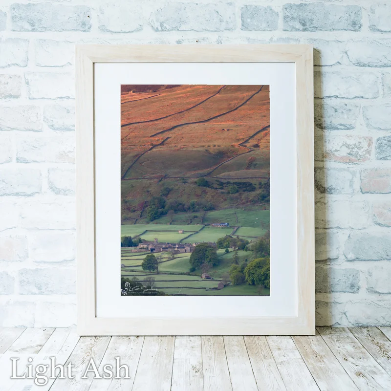 Muker Swaledale 2 Muker Swaledale - Light-Ash-Portrait-Frame