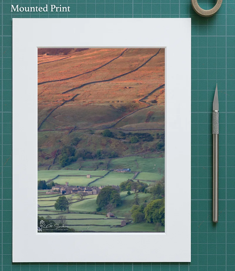 Muker Swaledale 5 Muker Swaledale - Mounted-Print-Portrait