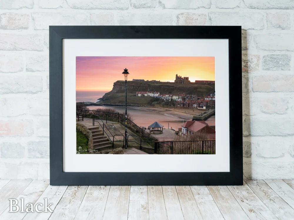 New Whitby 6 New Whitby - Black-Landscape-Frame