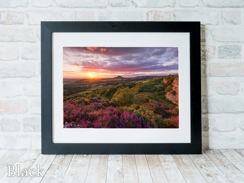 Odin's Hill Roseberry Topping 6 Odin's Hill Roseberry Topping - Black-Landscape-Frame
