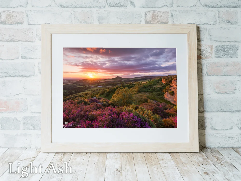 Odin's Hill Roseberry Topping 5 Odin's Hill Roseberry Topping - Light-Ash-Landscape-Frame