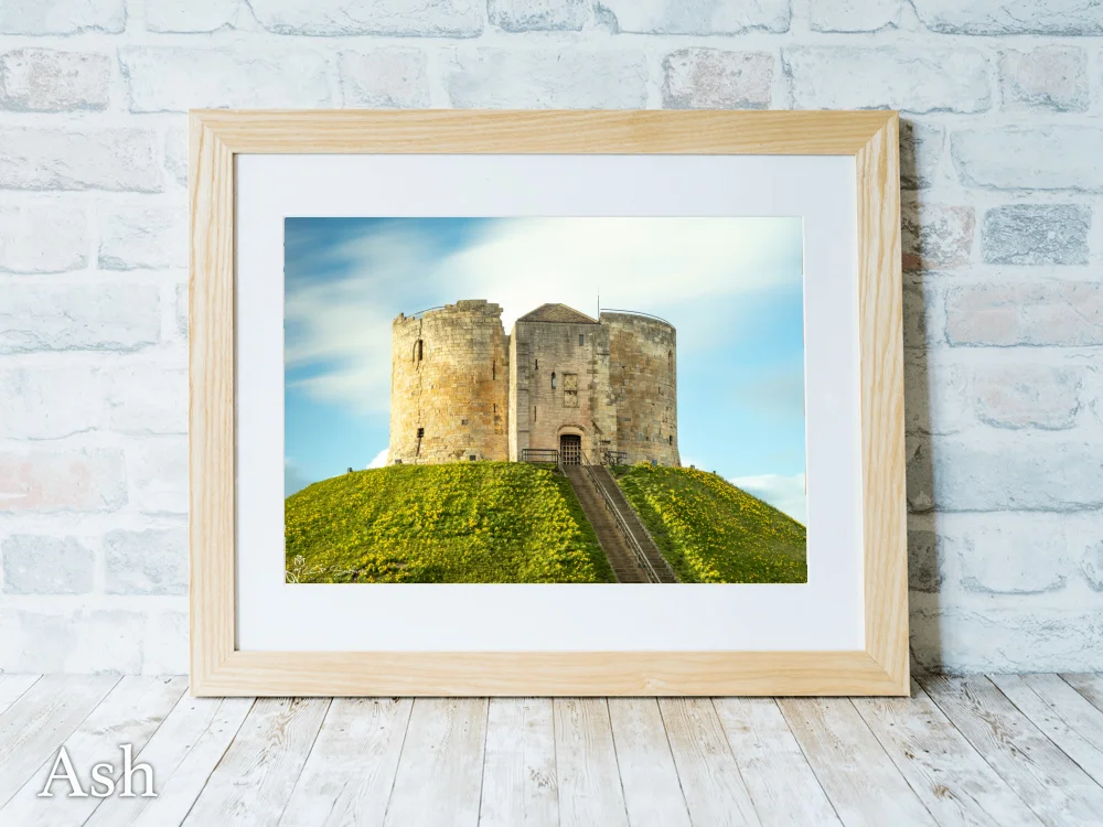 Passing Time Clifford's Tower York 7 Passing Time Clifford's Tower York - Ash-Landscape-Frame