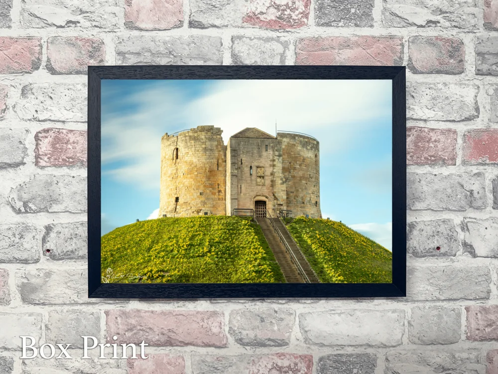Passing Time Clifford's Tower York 4 Passing Time Clifford's Tower York - Landscape-Box-Print
