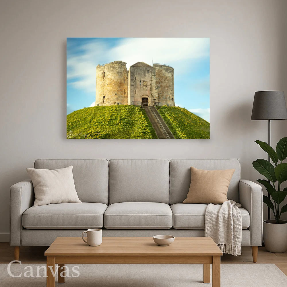 Passing Time Clifford's Tower York 8 Passing Time Clifford's Tower York - Wall-art-for-living-room-landscape