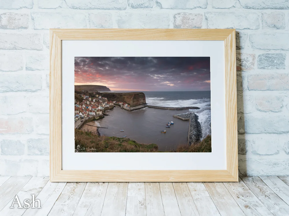 Penny Nab Staithes 7 Penny Nab Staithes - Ash-Landscape-Frame
